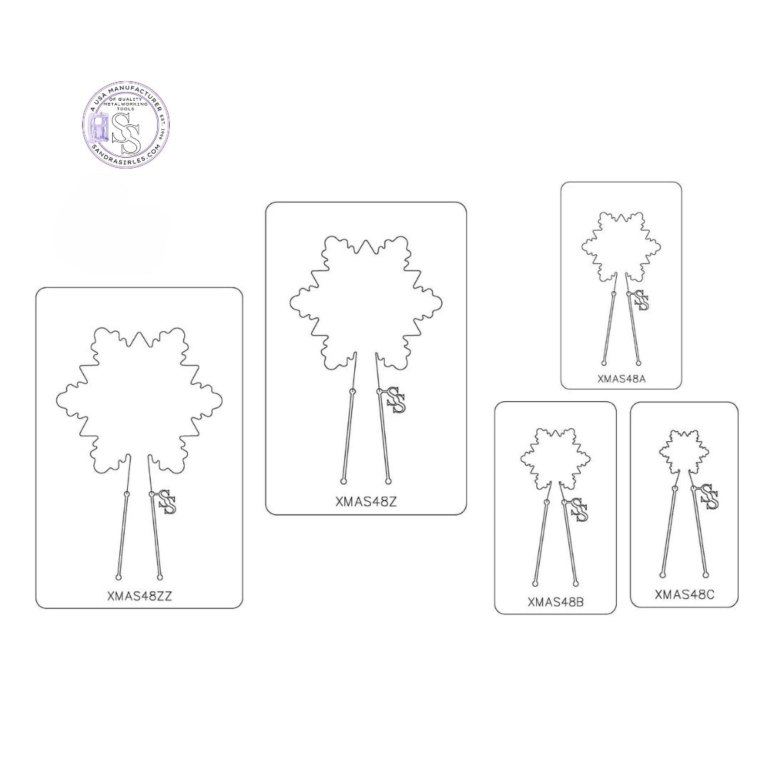 PANCAKE DIE XMAS48 SNOWFLAKE 4